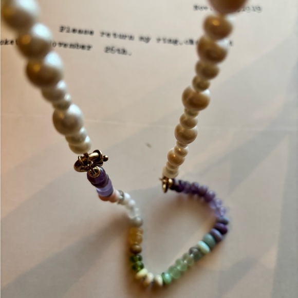 Tova Malibu 9" Gemstone Extender In Dreamy Greens and Lavender Colorway - Picture 8 of 13
